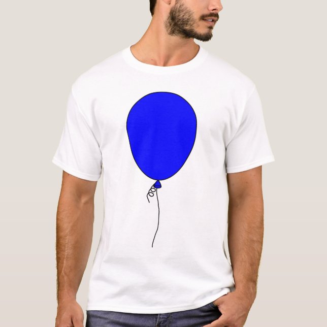 Camiseta Balão (azul) (Frente)