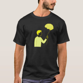 Camiseta Balão Cerebral Estético • Arte Divertida de Pensam