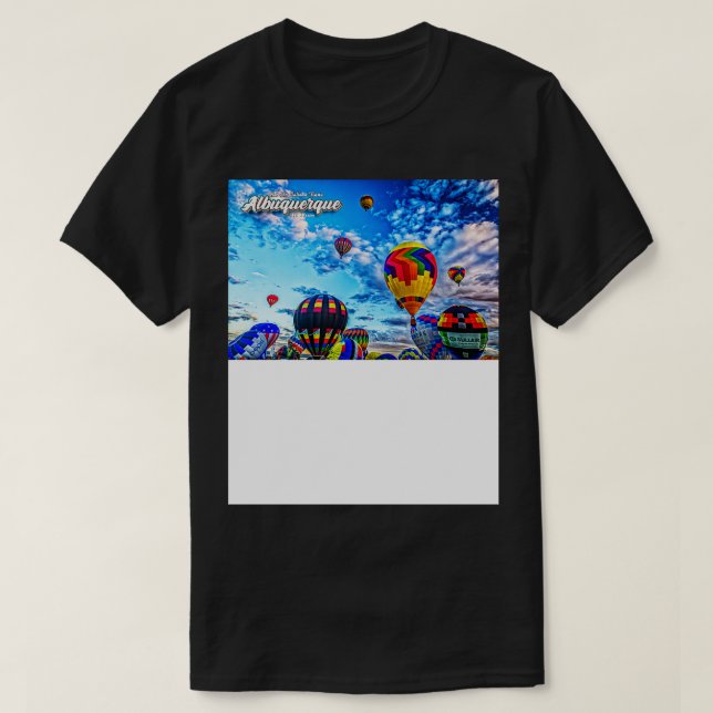 Camiseta Balão de Ar Quente Albuquerque 7 (Frente do Design)