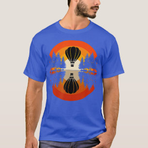 Camiseta Balão de Ar Quente Floresta Sunset Balooning Air B