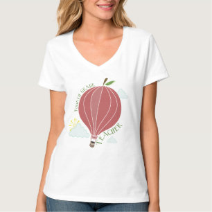 Camiseta Balão de ar quente quarta série Apple do profess