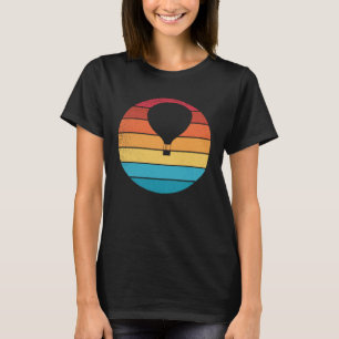 Camiseta Balão de ar quente retrô vintado