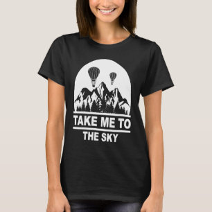 Camiseta Balão de gás de transporte de ar quente balonista