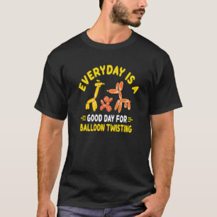Camiseta Balão de Modelagem de Balão de Torção Ballon