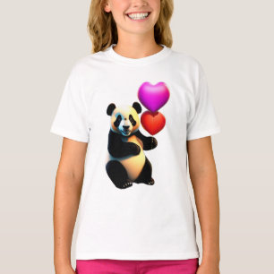 Camiseta Balão de namorados e coração, Dia de os namorados