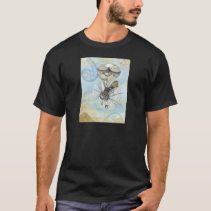 Camiseta balão de steampunk