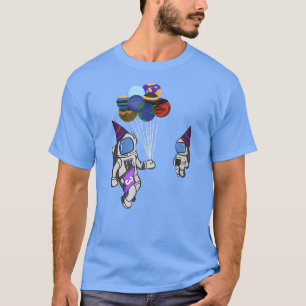 Camiseta Balão do Astronauta de Astronauta, 3 Anos