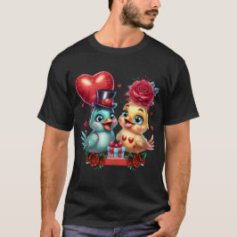 Camiseta Balão do Coração e Rosa Magia: Um Romance Pintado,