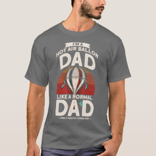 Camiseta Balão-Piloto Balão de Corrida de Balão Ar Quente