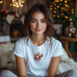 Camiseta balão rosa de ouro de aquarela