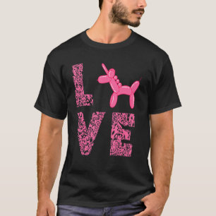 Camiseta Balão torcendo Unicorn Love Balloon Artist Ballo
