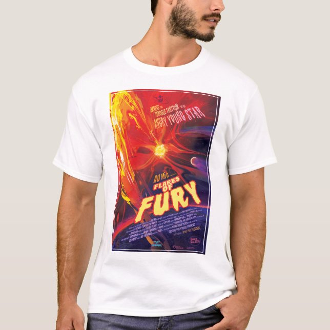 Camiseta Balas De Poster De Fury, Au Microscopii. (Frente)