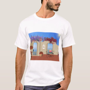 Camiseta Balconi Fora das Flores Mesa Tranquilidade Fora da