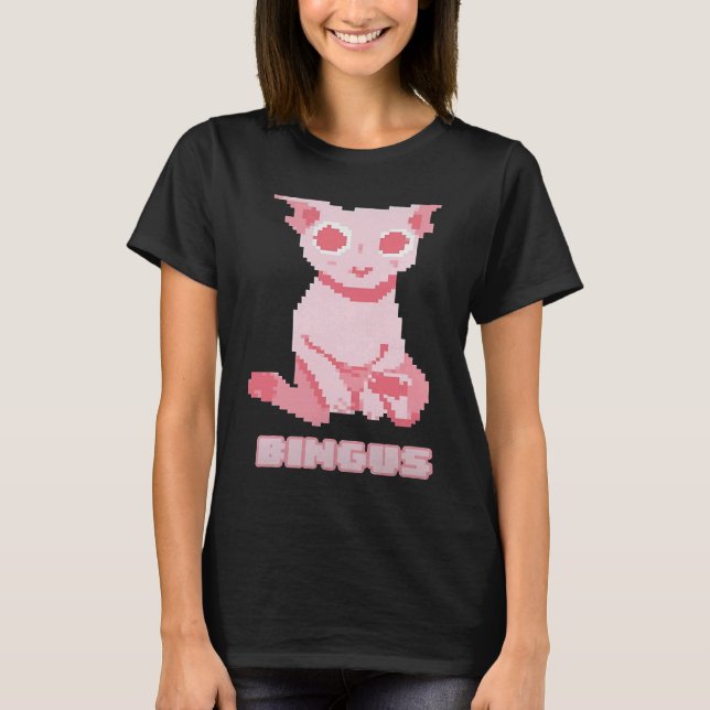 Camiseta Bald Bingus My Beloved Hairless Sphinx Cat (Frente)