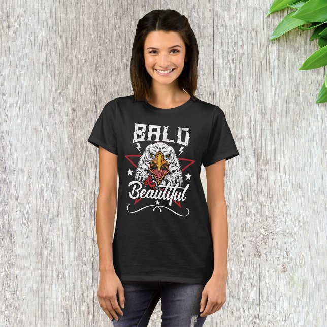 Camiseta Bald E Linda Águia (Criador carregado)