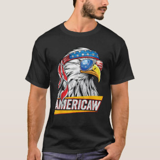 Camiseta Bald Eagle Americaw American Flag USA Patriotic Me