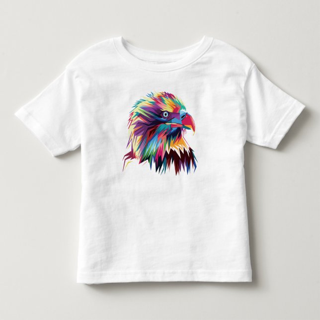 Camiseta Bald Eagle - Design Geométrico Prismático - 80590 (Frente)