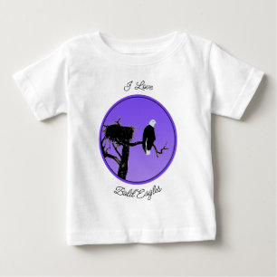 Camiseta Bald Eagle em Sunset - Arte original sobre a vida 