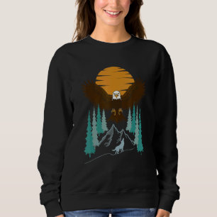 Camiseta Bald Eagle Imprint North American Patriotic Bird R