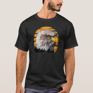 Camiseta Bald Eagle Imprint North American Patriotic Bird R