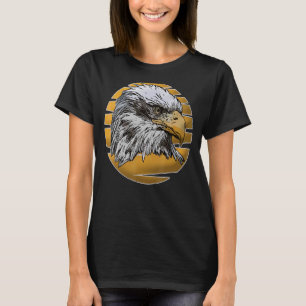 Camiseta Bald Eagle Imprint North American Patriotic Bird R