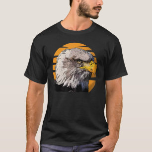 Camiseta Bald Eagle Imprint North American Patriotic Bird R