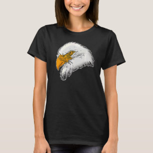 Camiseta Bald Eagle Imprint North American Patriotic Bird R