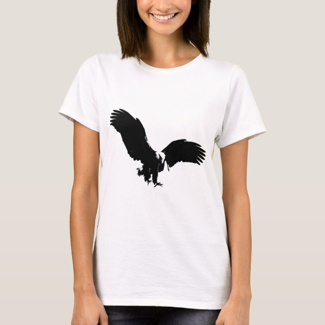 Camiseta Bald Eagle Silhouette (Frente)