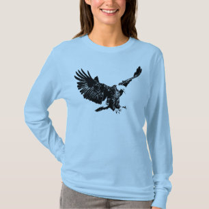 Camiseta Bald Eagle Silhouette Pop Art