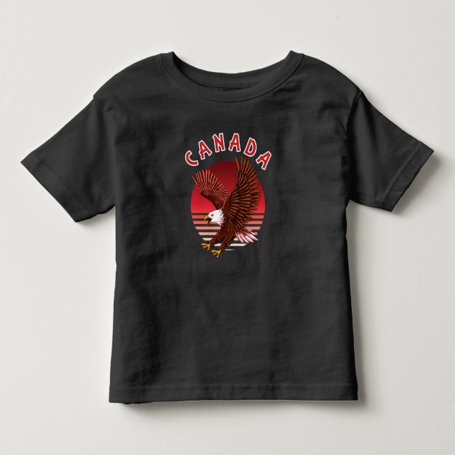 Camiseta Bald Eagle Wildlife - Canadá (Frente)
