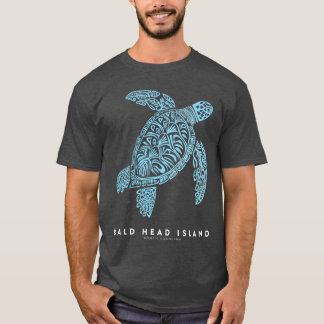 Camiseta Bald Head Island NC Beach Vacage Vintage Sea