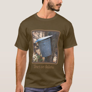 Camiseta Balde Da Xarope De Açúcar Na Árvore