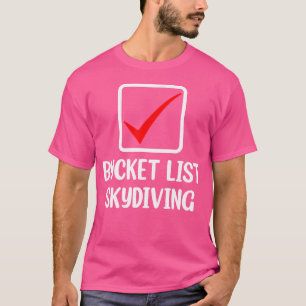 Camiseta Balde List Skydiving Paragliding Skydiver Skydivi