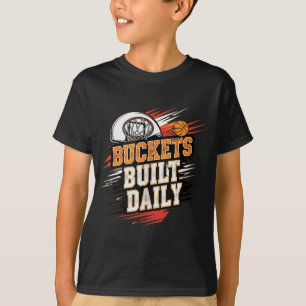 Camiseta Baldes Criados Diariamente Design de Motivação de