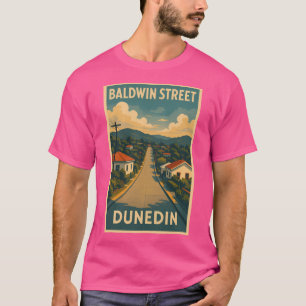 Camiseta Baldwin Street Dunedin New Zelândia Worlds Steepes