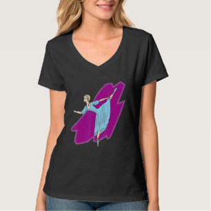 Camiseta Balé Artístico Ballerina Pointe Barr Gráfico 5
