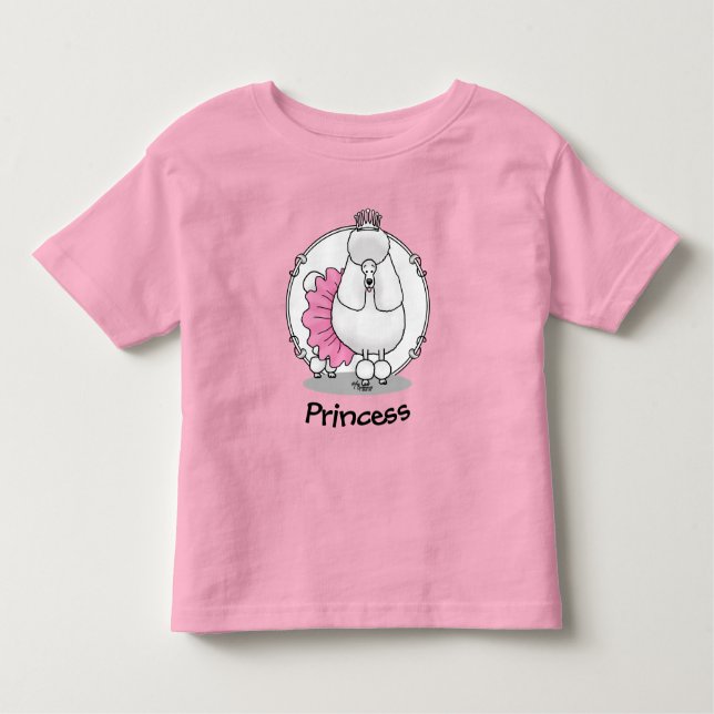 Camiseta Balé Ballerina Princesa Cachorro (branco) (Frente)