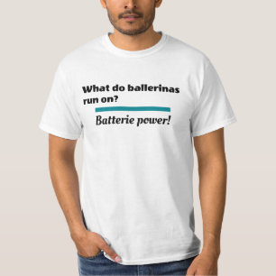 Camiseta Balé Ballerinas - Piada de dança Batterie