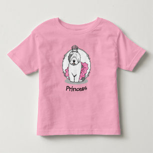 Camiseta Balé bonito Princesa Antiga Cinza de ovelha ingle