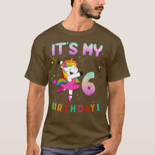 Camiseta Balé Bonito Unicórnio É Meu Aniversário 6