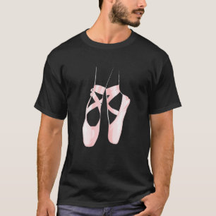 Camiseta Balé Calçado Toe Dancing Ballerina