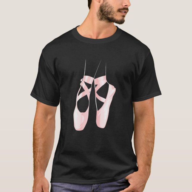 Camiseta Balé Calçado Toe Dancing Ballerina (Frente)