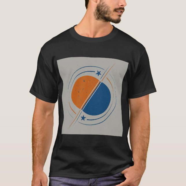 Camiseta "Balé Celestial: Sistema Binário Star (Frente)
