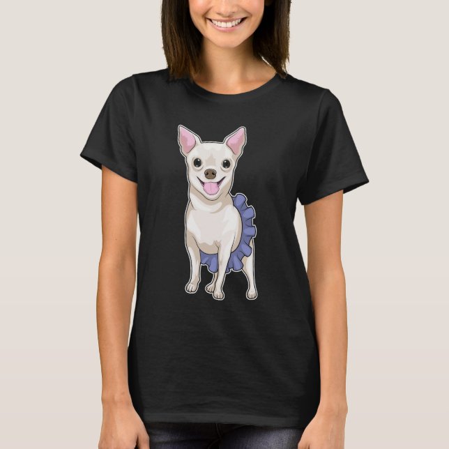 Camiseta Balé Chihuahua Ballerina (Frente)