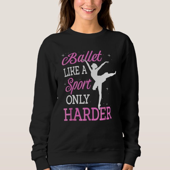 Camiseta Balé Como Um Esporte Só Que Mais Difícil Aula De B (Frente)