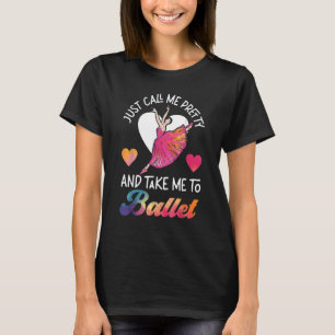 Camiseta Balé Dançarino Ballerina Me Chame De Pr