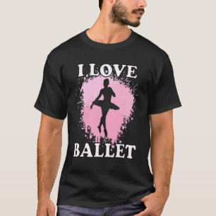 Camiseta balé dançarino coreógrafo balé de treinamento de d