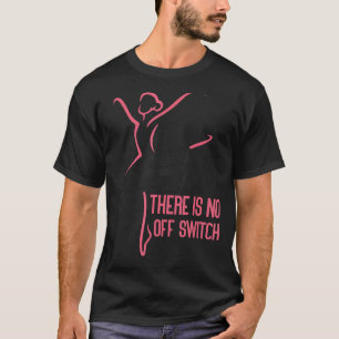 Camiseta Balé Dançarino Rapariga Ballerina Balé Há