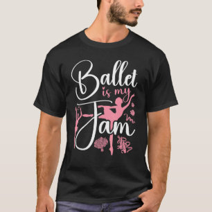Camiseta Balé Dançarino Rapariga Ballerina Balé Meu Ja