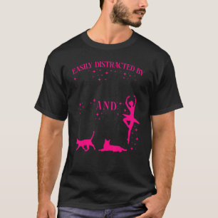 Camiseta Balé Dançarino Rapariga Ballerina Cat Fácil Dist
